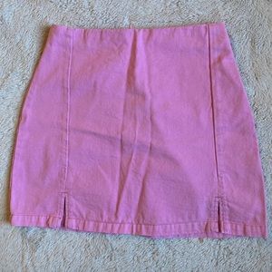 pink cara brandy melville skirt